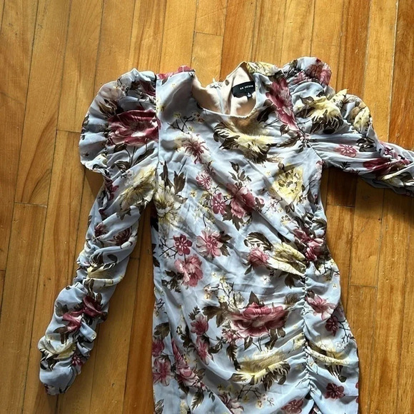 En saison midi  floral dress fairy wedding guest - Picture 4 of 6